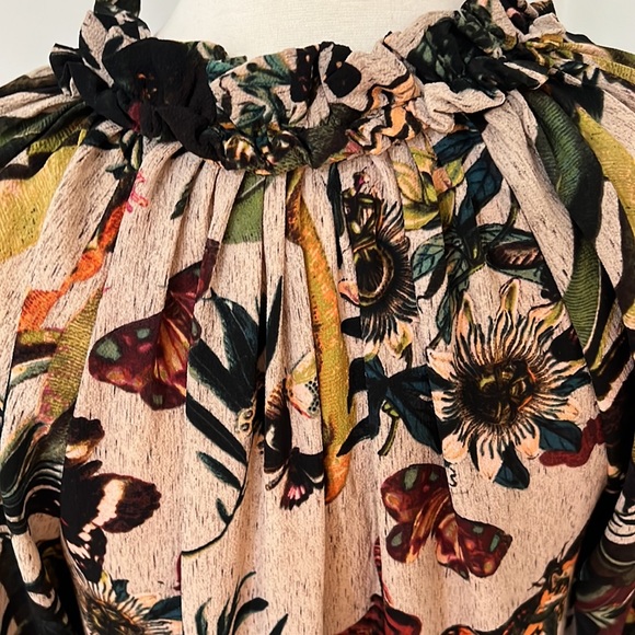 H&M butterfly midi dress - Picture 6 of 8